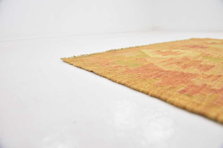 2' 5 x 4' Hand Woven Kilim Waziri Wool Rug