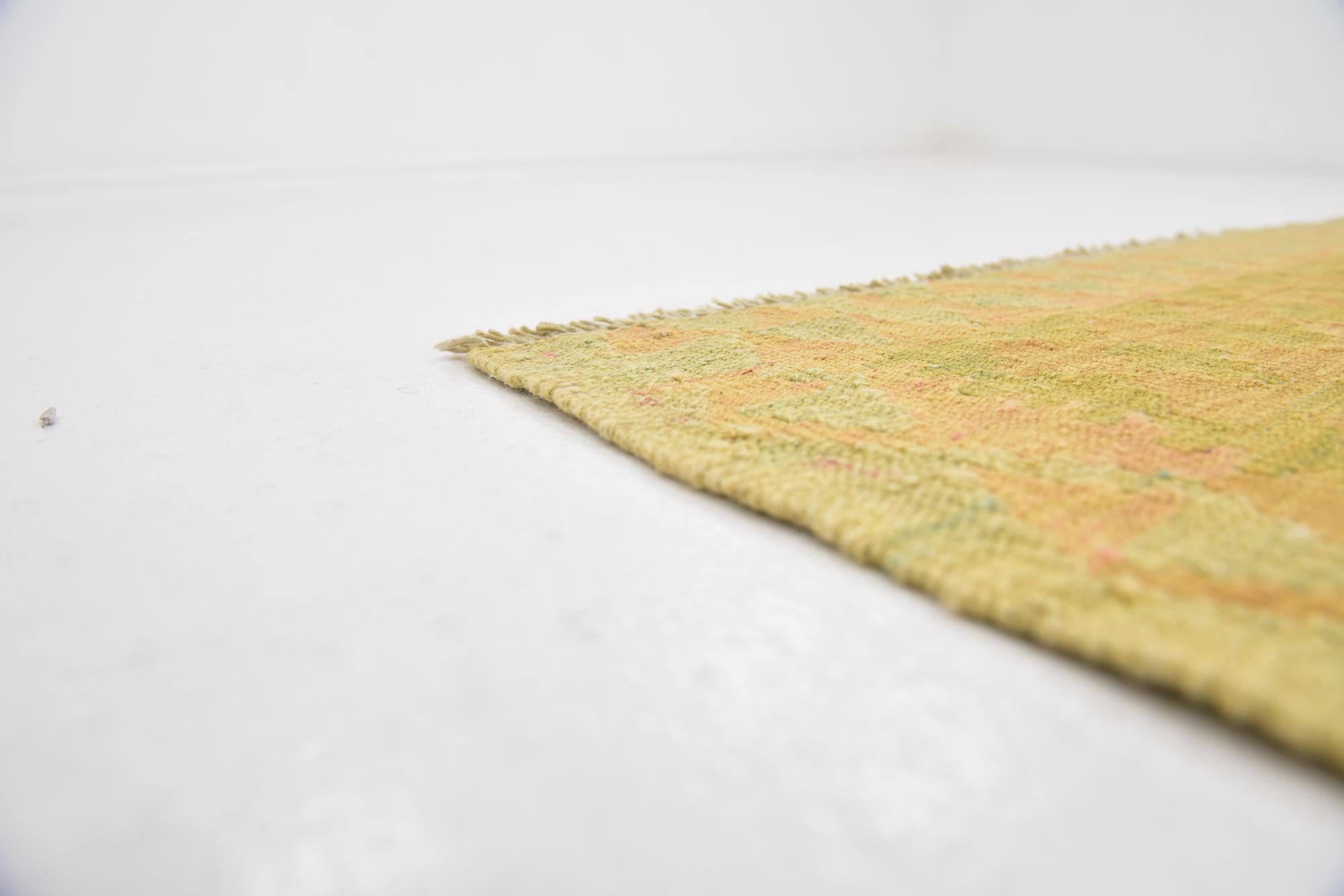 2' 8 x 4' 4 Hand Woven Kilim Waziri Wool Rug