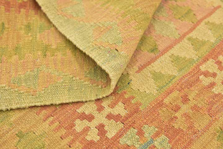 2' 8 x 4' 4 Hand Woven Kilim Waziri Wool Rug