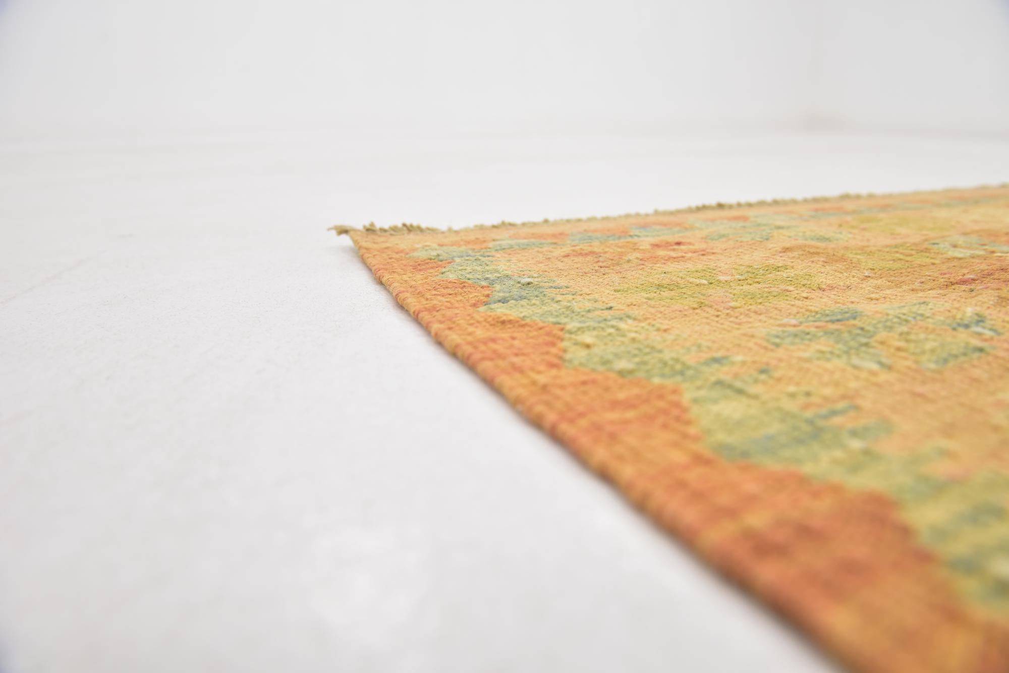 2' 8 x 4' 5 Hand Woven Kilim Waziri Wool Rug