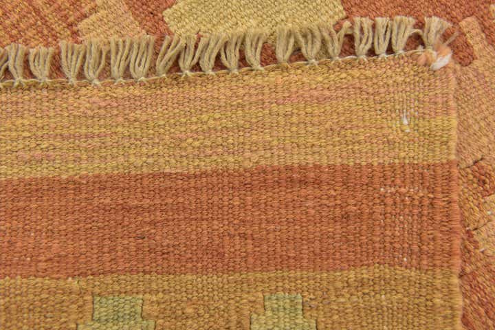 2' 8 x 4' 3 Hand Woven Kilim Waziri Wool Rug