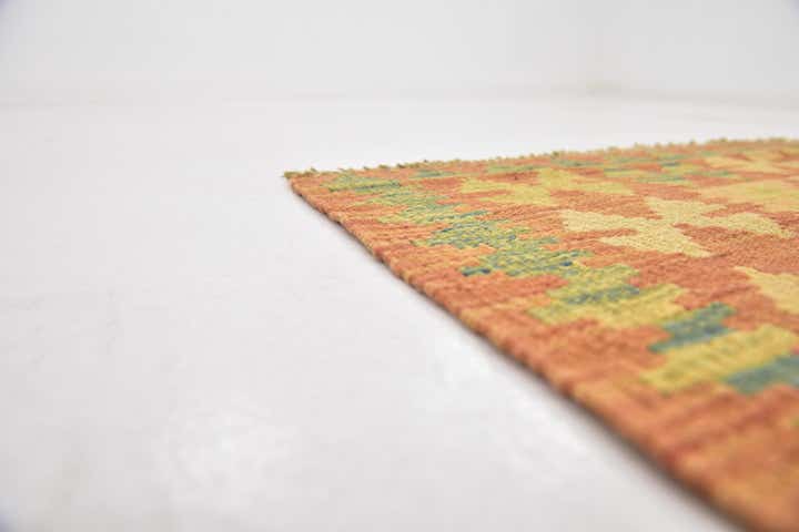 2' 8 x 4' 3 Hand Woven Kilim Waziri Wool Rug