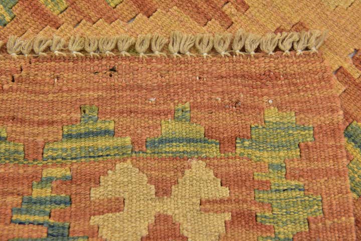 2' 8 x 4' 3 Hand Woven Kilim Waziri Wool Rug