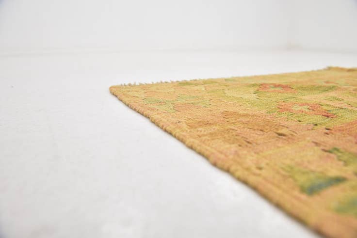 Detail image of 3' 3 x 5' Hand Woven Kilim Waziri Wool Rug