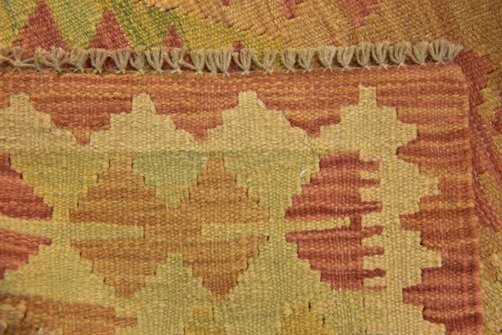 3' 2 x 5' Hand Woven Kilim Waziri Wool Rug