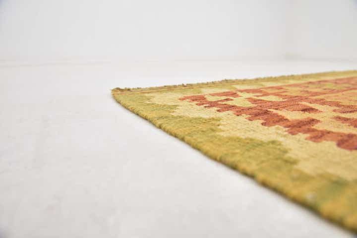 3' 2 x 5' Hand Woven Kilim Waziri Wool Rug