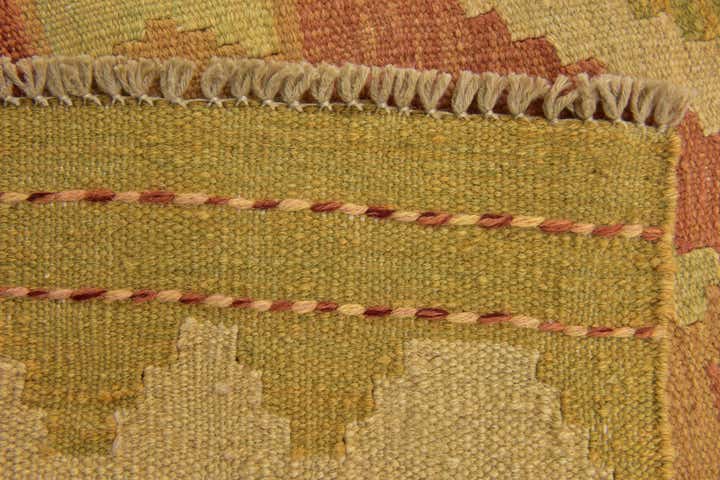 3' 2 x 5' Hand Woven Kilim Waziri Wool Rug