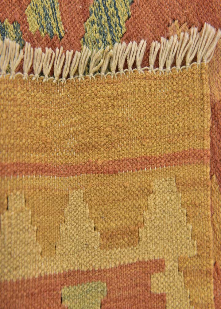 3' 2 x 5' Hand Woven Kilim Waziri Wool Rug