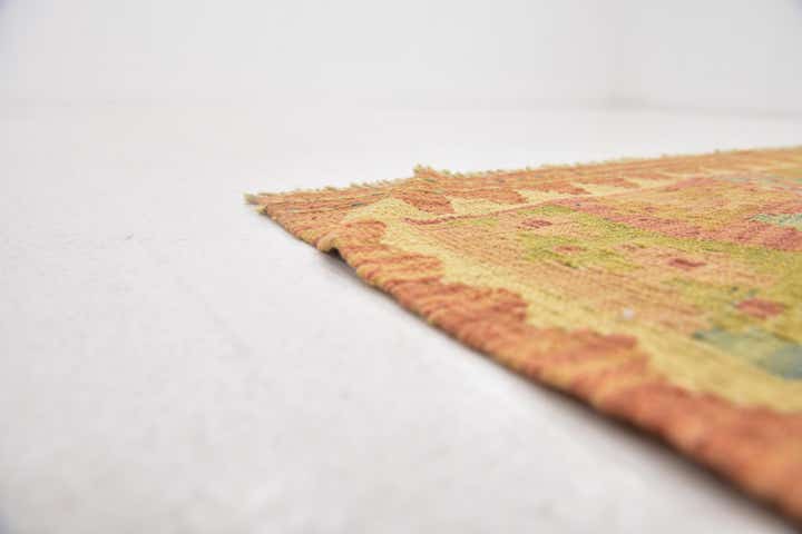 3' 5 x 5' Hand Woven Kilim Waziri Wool Rug