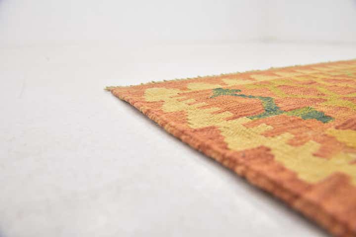 2' 10 x 4' 10 Hand Woven Kilim Waziri Wool Rug
