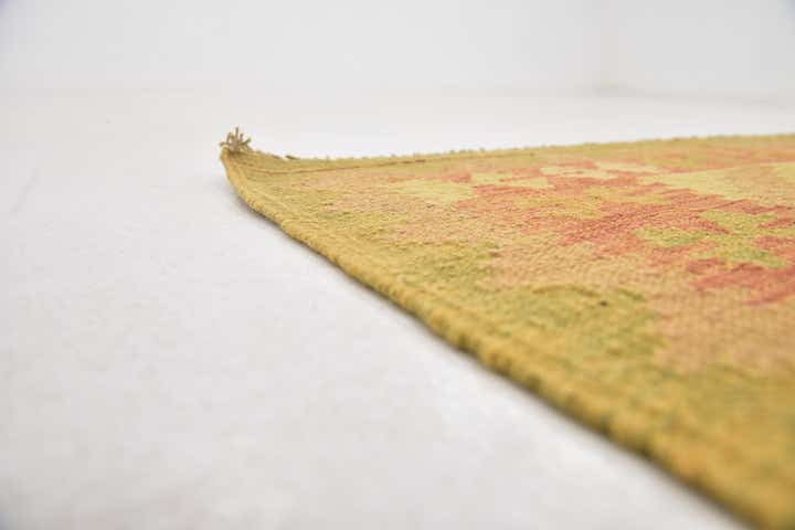 3' x 4' 9 Hand Woven Kilim Waziri Wool Rug
