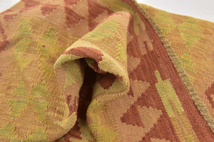 2' 8 x 4' 2 Hand Woven Kilim Waziri Wool Rug