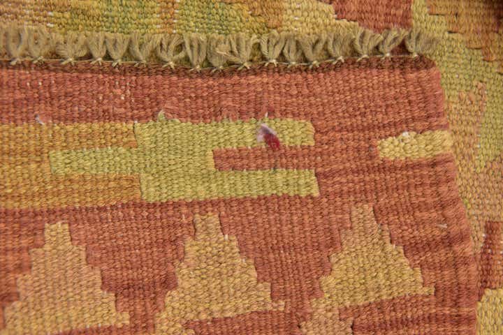 2' 8 x 4' 2 Hand Woven Kilim Waziri Wool Rug