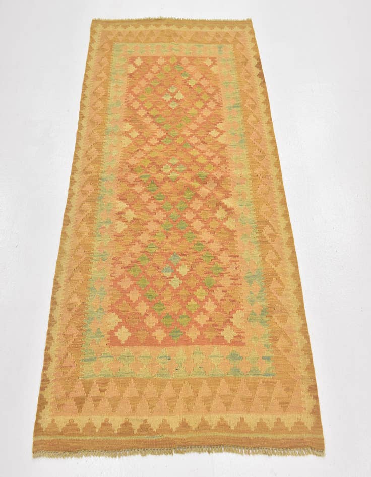 Detail image of 3' 3 x 5' 2  Hand Woven Kilim Waziri Wool Rug