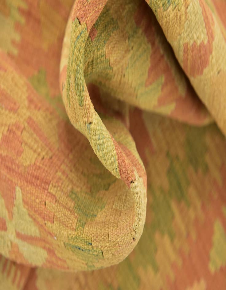 Detail image of 3' 4 x 5' 3  Hand Woven Kilim Waziri Wool Rug