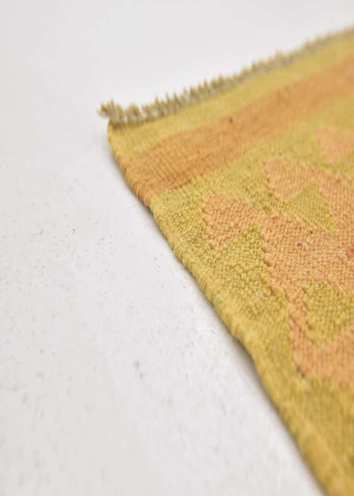 3' 2 x 5' Hand Woven Kilim Waziri Wool Rug
