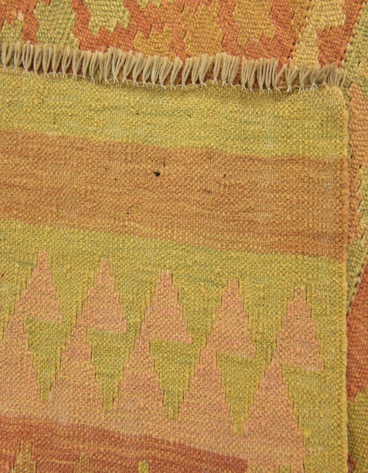 Detail image of 3' 2 x 5'  Hand Woven Kilim Waziri Wool Rug