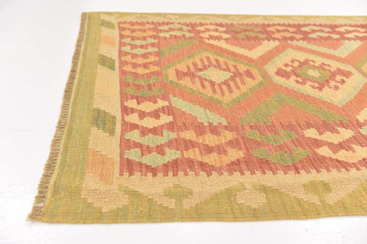 95cm x 150cm Hand Woven Kilim Waziri Wool Rug