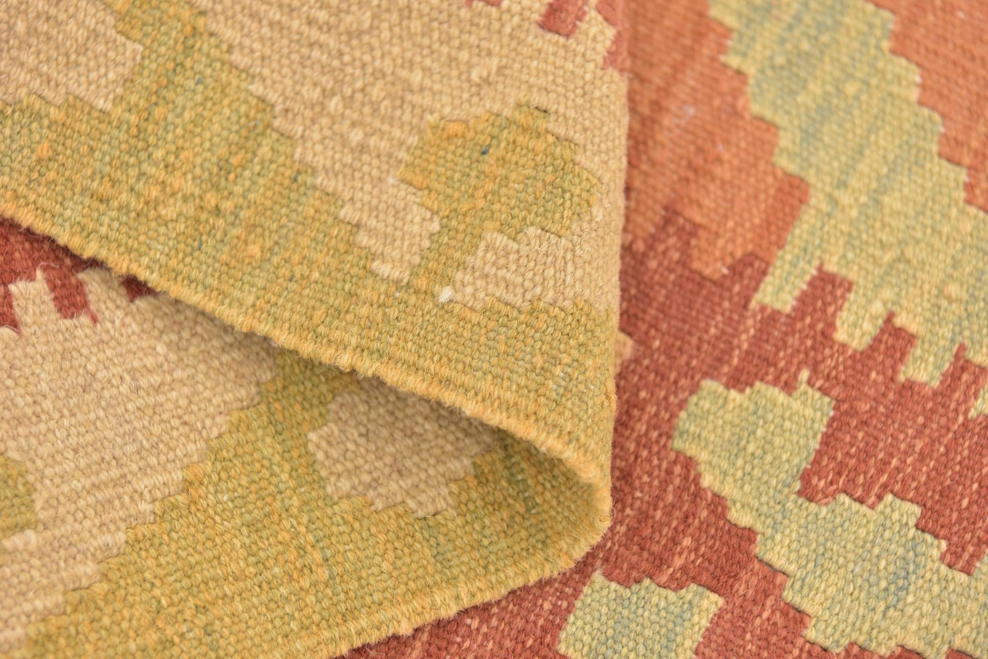 95cm x 150cm Hand Woven Kilim Waziri Wool Rug
