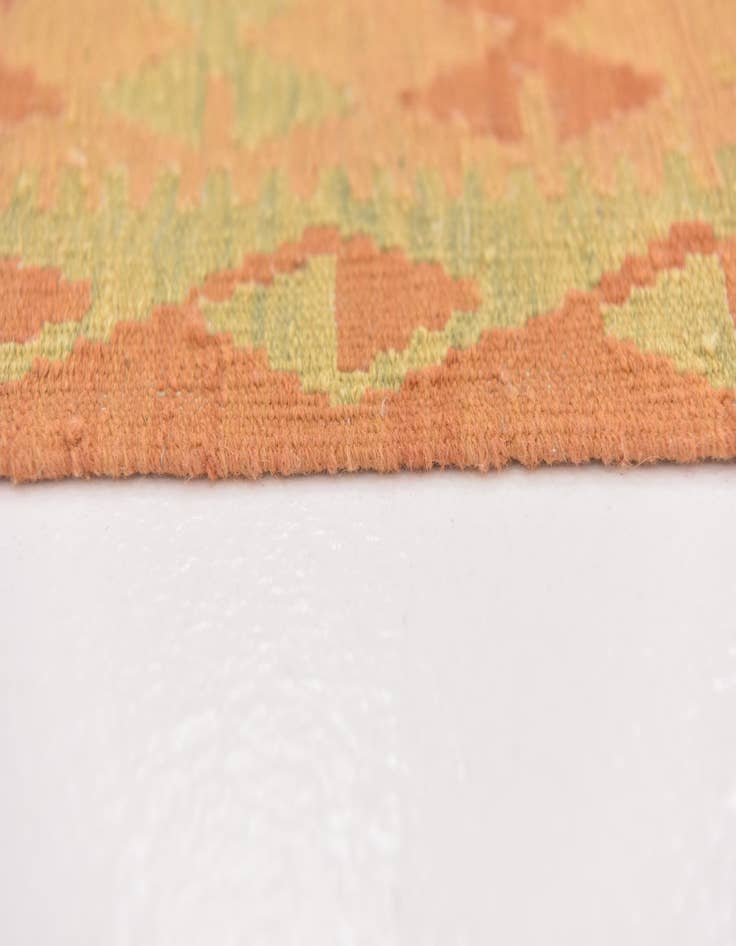 Detail image of 3' 2 x 5'  Hand Woven Kilim Waziri Wool Rug