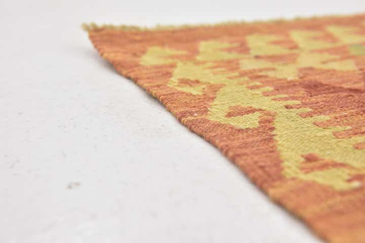 2' 9 x 4' 3 Hand Woven Kilim Waziri Wool Rug