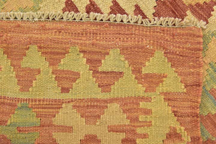 2' 9 x 4' 3 Hand Woven Kilim Waziri Wool Rug