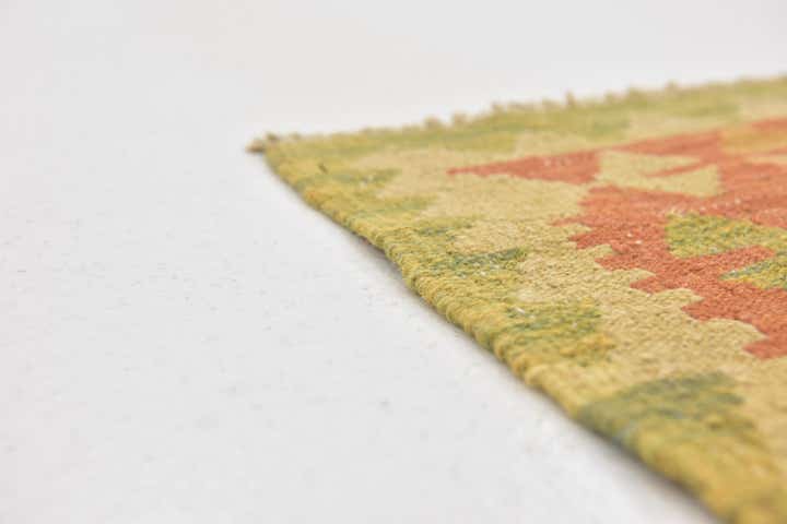 2' 8 x 4' Hand Woven Kilim Waziri Wool Rug