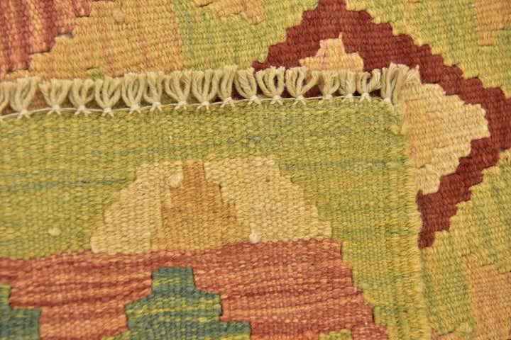 2' 8 x 4' 8 Hand Woven Kilim Waziri Wool Rug