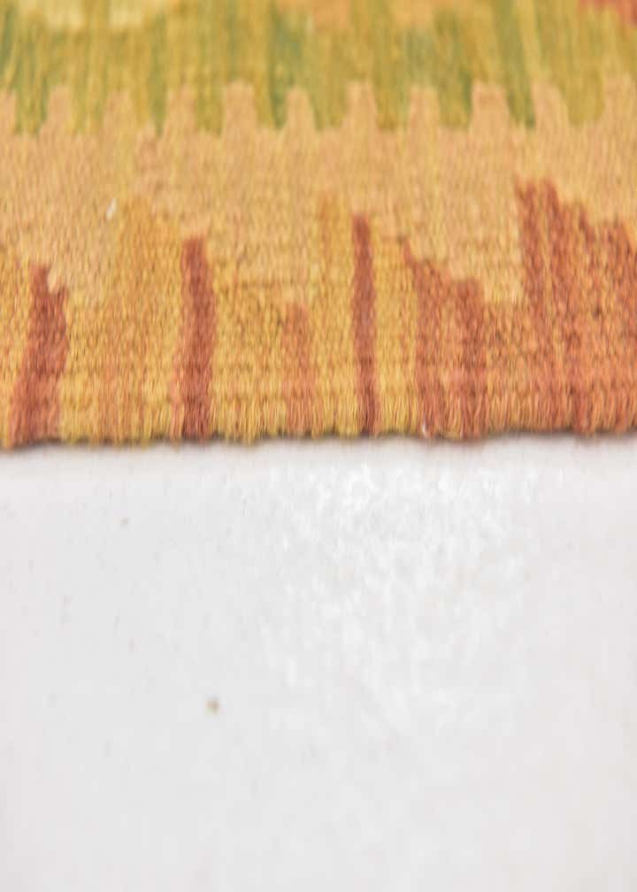 3' x 4' 3 Hand Woven Kilim Waziri Wool Rug