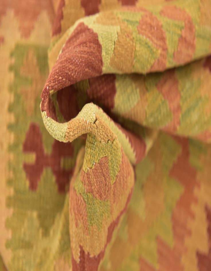 Detail image of 3' x 4' 3  Hand Woven Kilim Waziri Wool Rug