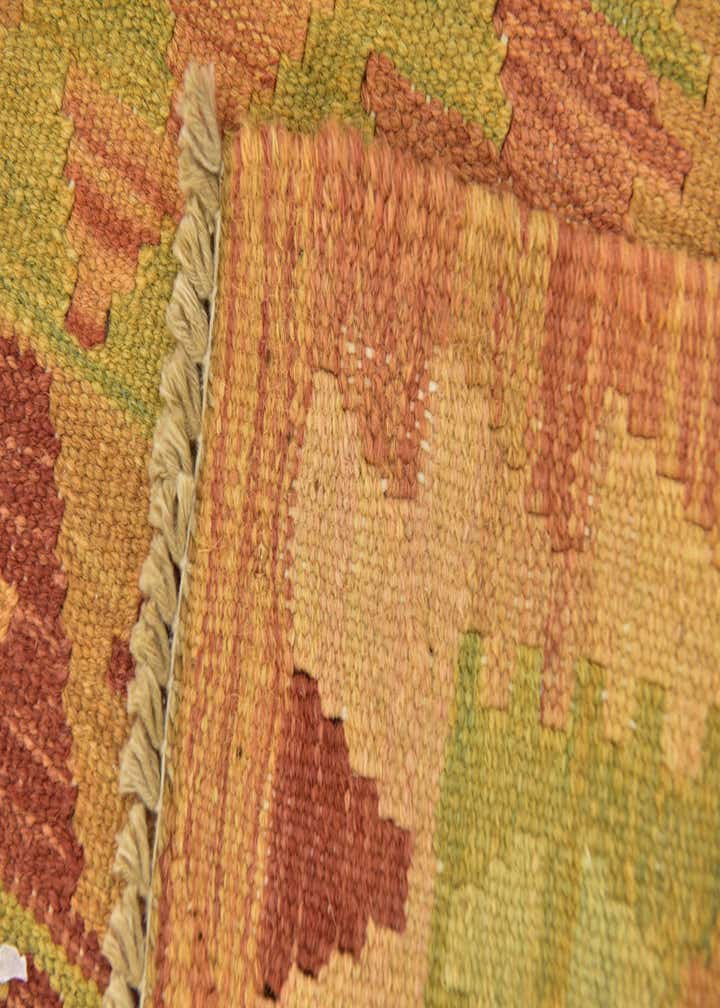 3' x 4' 3 Hand Woven Kilim Waziri Wool Rug