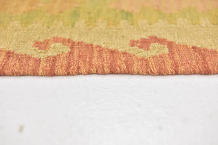 Detail image of 2' 9 x 4' 2 Hand Woven Kilim Waziri Wool Rug