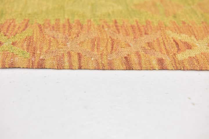 2' 6 x 4' Hand Woven Kilim Waziri Wool Rug
