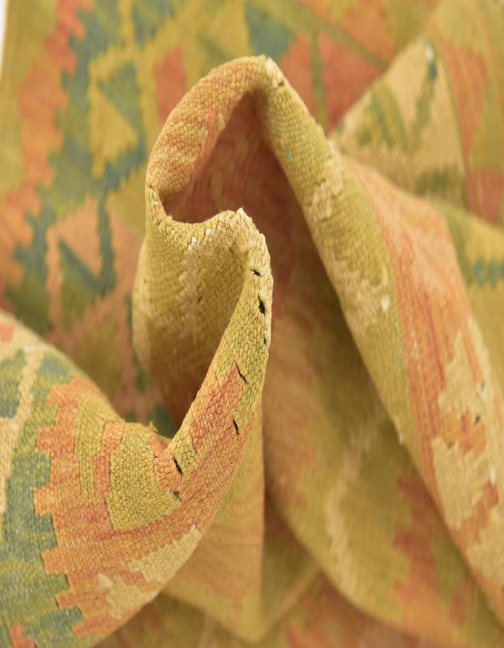 Detail image of 3' x 5'  Hand Woven Kilim Waziri Wool Rug