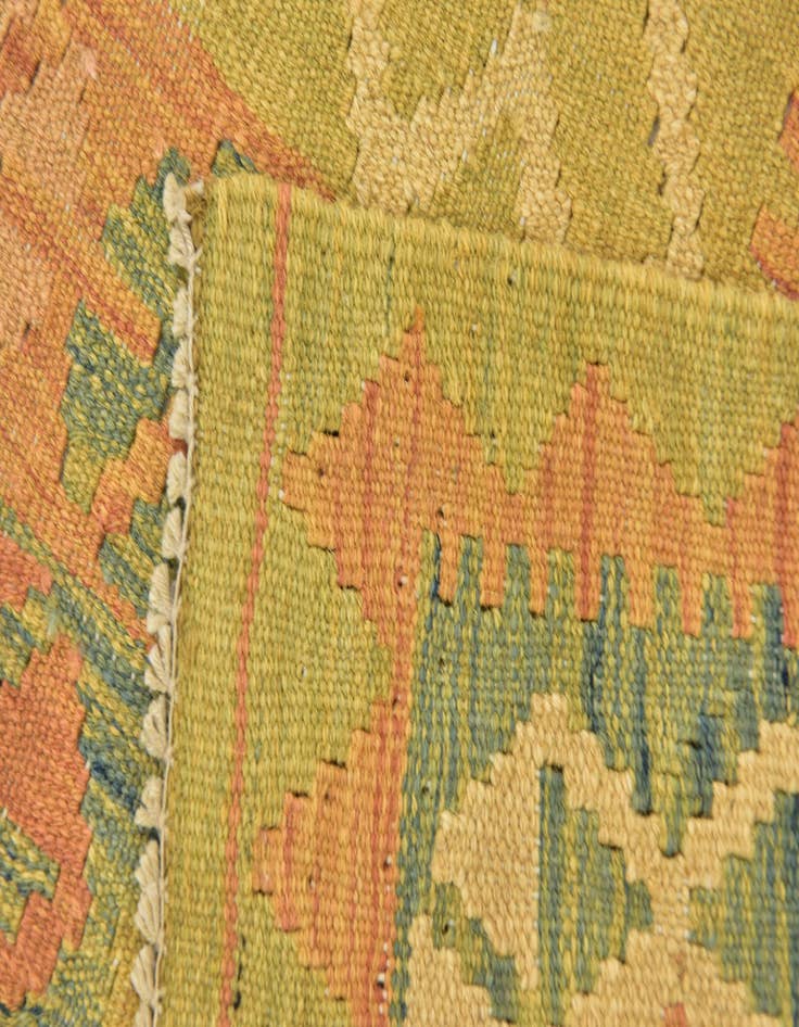 Detail image of 3' x 5'  Hand Woven Kilim Waziri Wool Rug