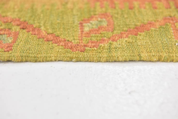 Detail image of 3' 6 x 5' 4 Hand Woven Kilim Waziri Wool Rug