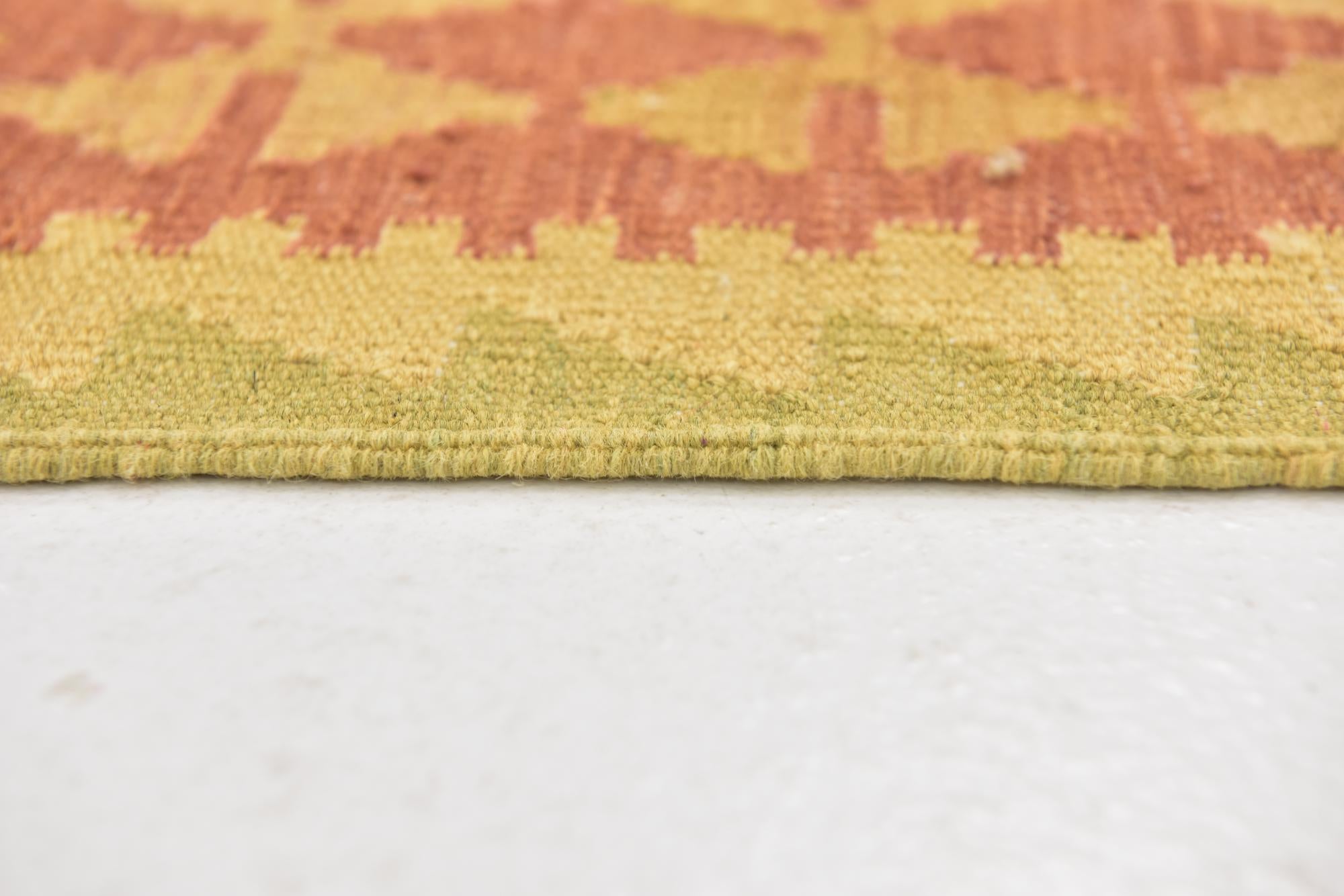 90cm x 145cm Hand Woven Kilim Waziri Wool Rug