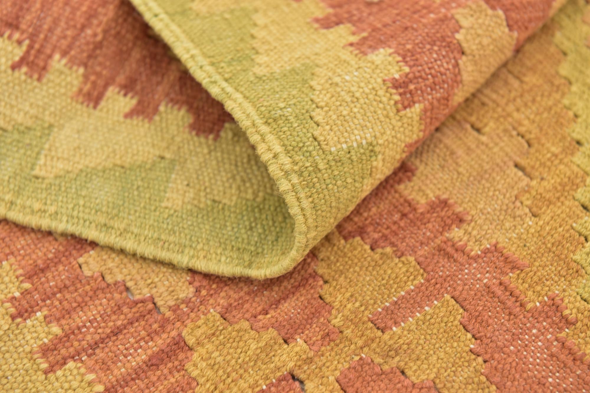 90cm x 145cm Hand Woven Kilim Waziri Wool Rug