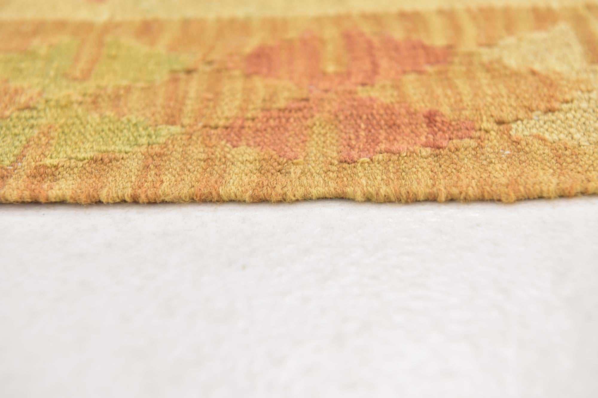 2' 8 x 4' Hand Woven Kilim Waziri Wool Rug