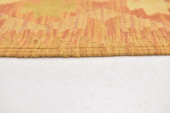 2' 6 x 4' Hand Woven Kilim Waziri Wool Rug
