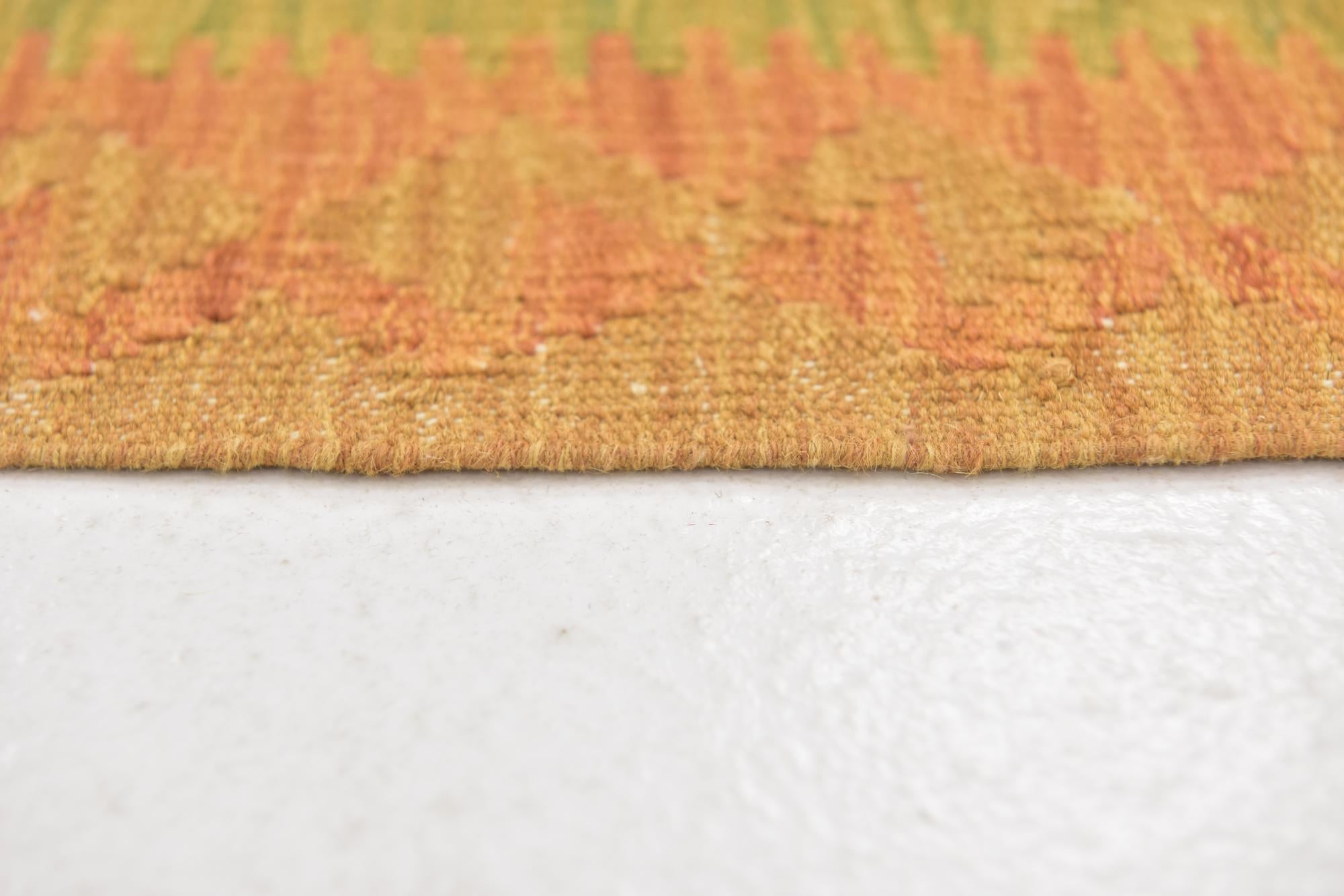 3' x 5' Hand Woven Kilim Waziri Wool Rug