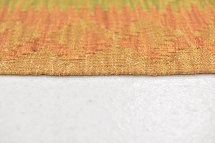 Detail image of 3' x 5' Hand Woven Kilim Waziri Wool Rug