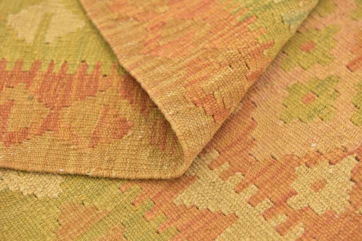 3' x 5' Hand Woven Kilim Waziri Wool Rug