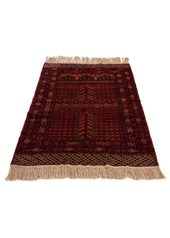 3' 10 x 5' 10 Hand Knotted Lahour Oriental Wool Rug