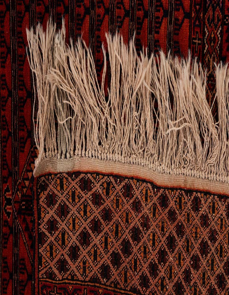 Detail image of 3' 10 x 5' 10  Hand Knotted Lahour Oriental Wool Rug