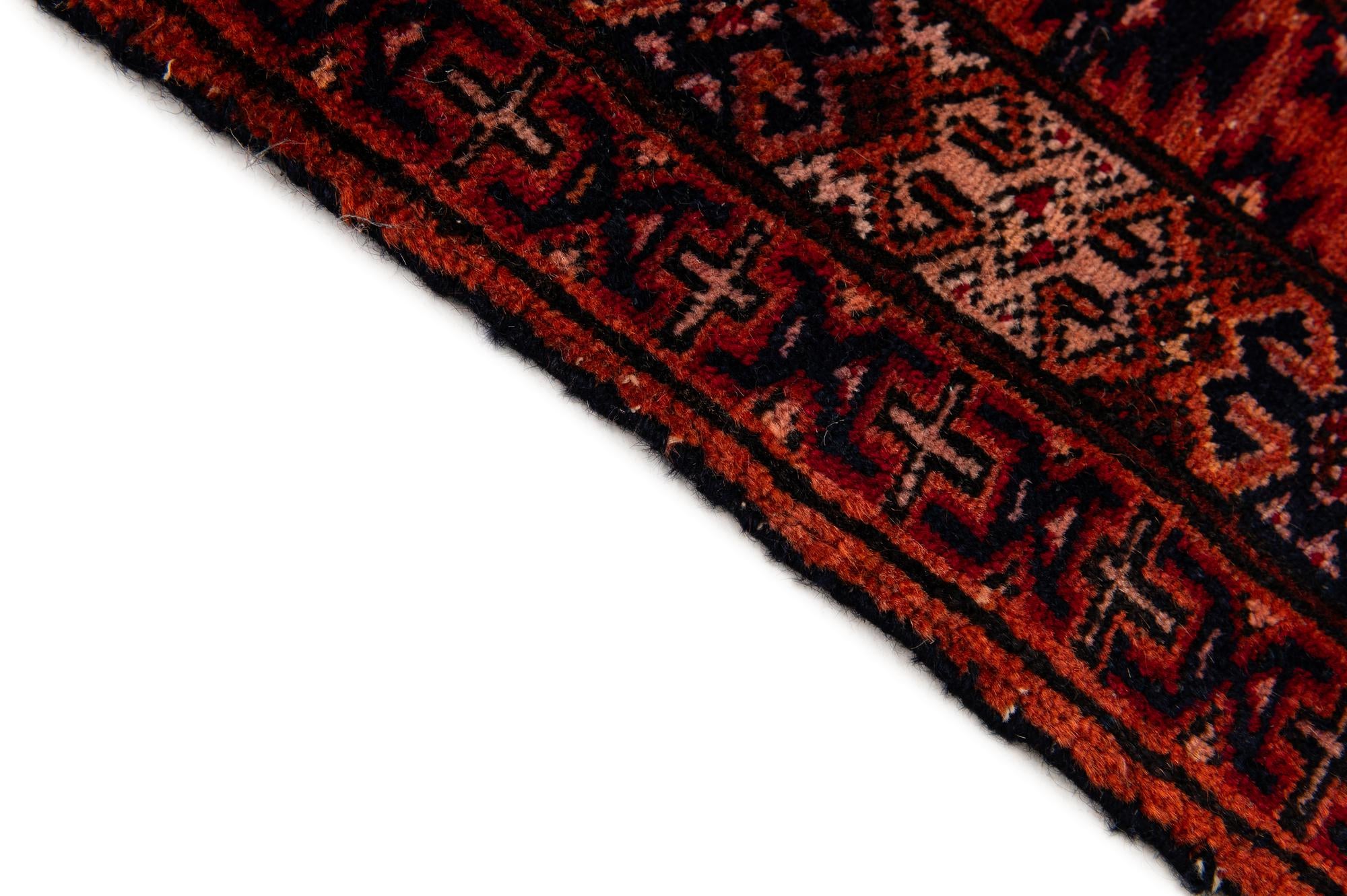 3' 10 x 5' 10 Hand Knotted Lahour Oriental Wool Rug