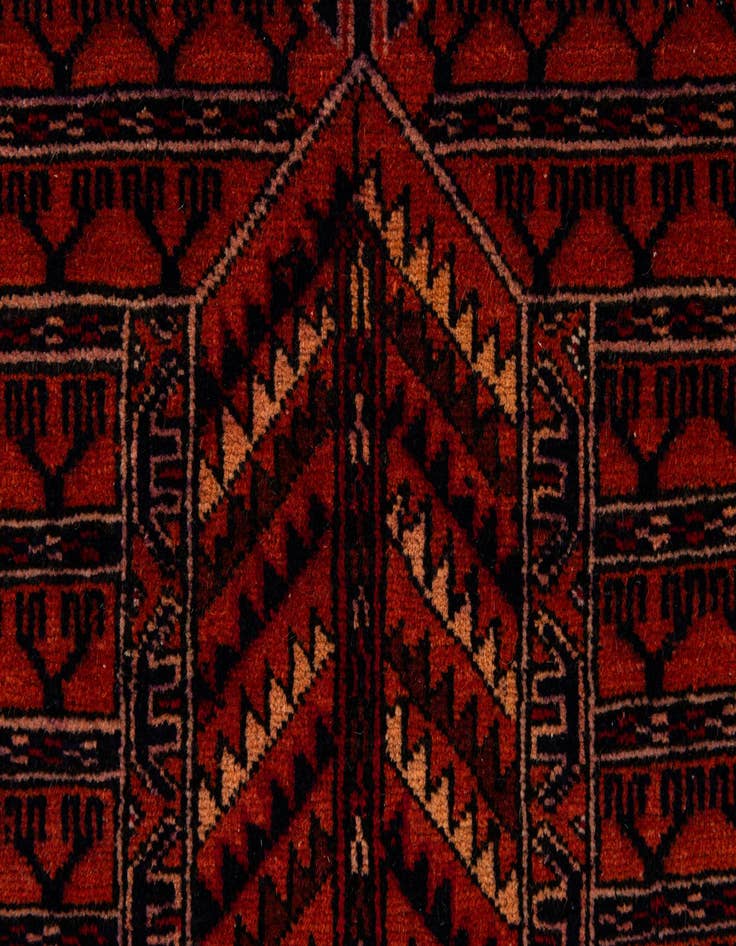 Detail image of 3' 10 x 5' 10  Hand Knotted Lahour Oriental Wool Rug