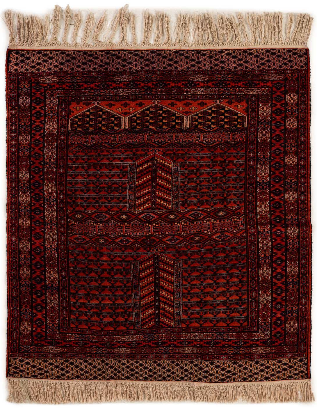 3' 10 x 5' 10 Hand Knotted Lahour Oriental Wool Rug