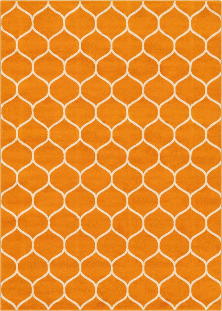 9' x 12' Lattice Frieze Rug