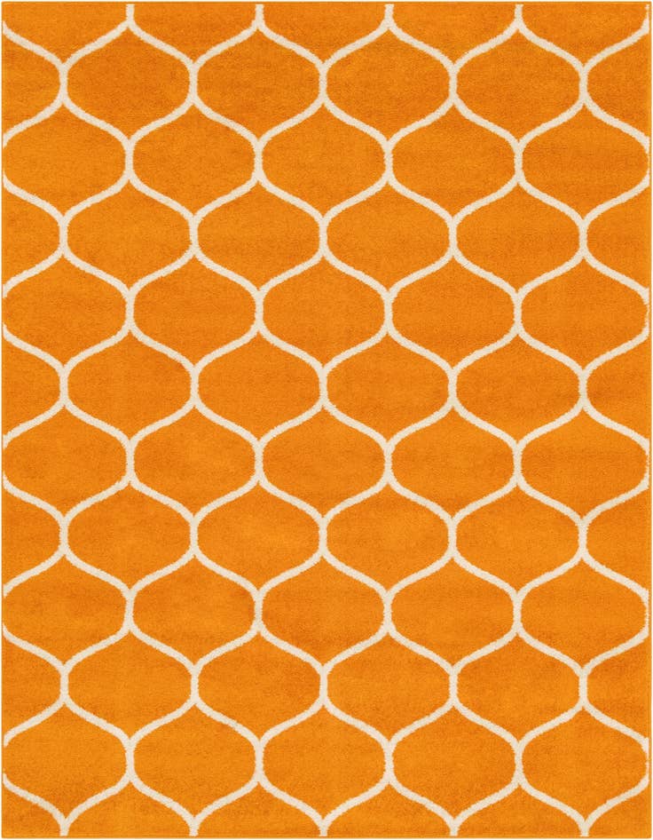 Detail image of 7' x 10' Lattice Frieze Rug